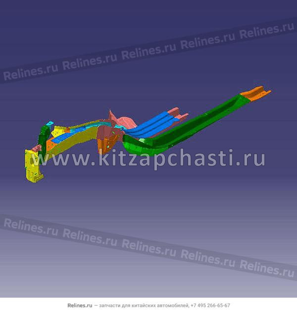 Лонжерон передний правый Chery Tiggo 2 Pro 509001108AADYJ